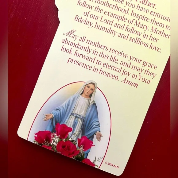 ❤️NEW Mother’s Day Virgin Mary Christian Catholic Prayer Cards Gift Set of 110❤️ - Picture 4 of 5